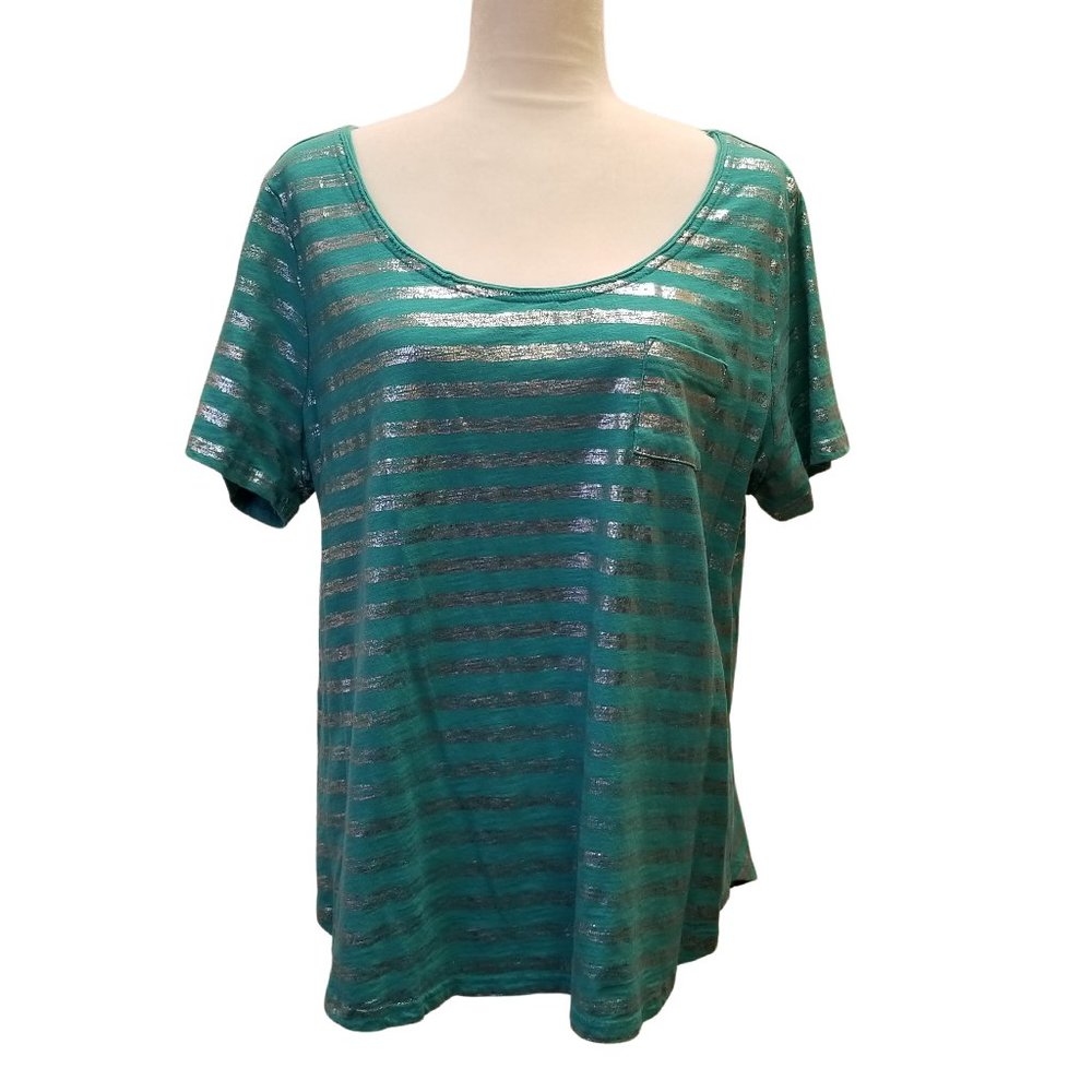 Striped Tee Shirt by Lane Bryant - Size 18/20